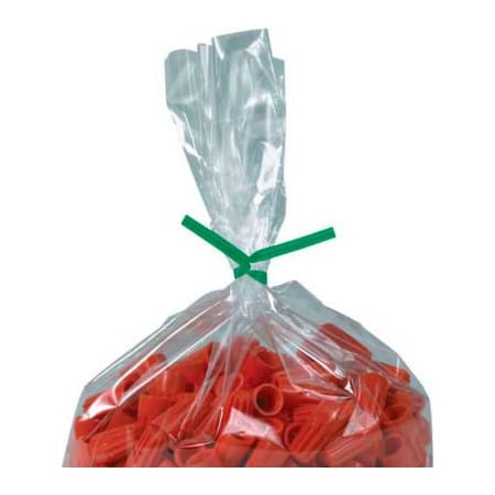 Box Packaging Plastic Twist Ties 9L x 5/32W Green 2000/Pack PLT9G